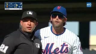 Benches Clear in New York after a questionable slide on Jeff McNeil.