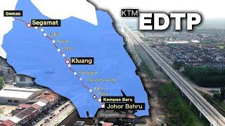Modernising Rail Transport of Electrified Double Track ETS Project - Johor Bahru - Gemas Progress