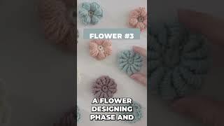 Turn your yarn scraps into flowers