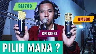 MIC MANA YANG PALING BAGUS ? TAFFWARE BM-700  BM-800 & BM-8000  Peralatan Home Recording