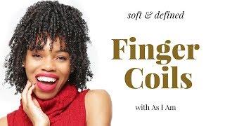 How To Finger Coils on Type 3 & 4  As I Am