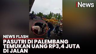 Viral Suami Istri di Palembang Temukan Uang Jutaan Rupiah Diamankan Polisi untuk Dikembalikan