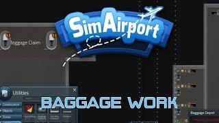SimAirport S2E14 Lets Play - New Baggage System