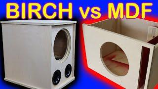 You Wont Believe The Best Wood For Your Subwoofer Box  Birch vs MDF