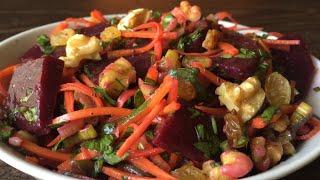 How to Make Beet and Carrot Salad  Salad Recipes  Ems Kitchen