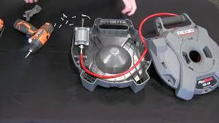 How to replace the cable on the RIDGID K9-12 FlexShaft