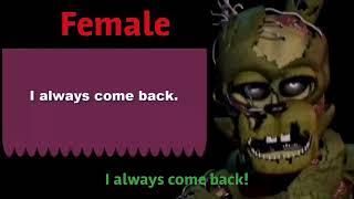 FNaFUCN Afton Voice Male Female and Reverse