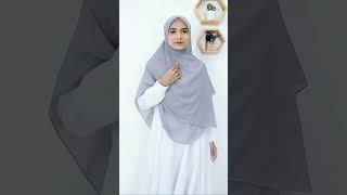 Cobain yuk ini dia 3 Tutorial Hijab Segiempat Syari Oval Curve #hijab #tutorialhijabsimple #shorts