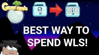 BEST Way To Spend WLS  Growtopia How To Get Rich 2019