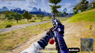 POKAMOLODOY absolutely dominate 3-MAN SQUAD with the New M416 skin in PUBG