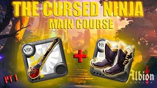 The Cursed Ninja - Main course pt1  solo mist  Albion online black zone pvp