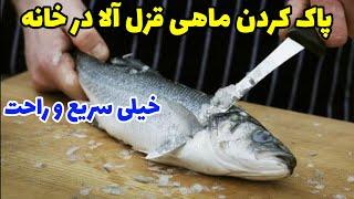 آسان ترین روش پاک کردن ماهی قزل آلا در خانهپاک کردن ماهیClean the fish