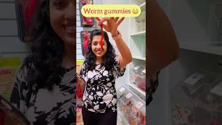 Worm gummies #shorts #youtubeshorts #shortsfeed #surprise #cute #trendingshorts #trending #viral