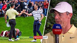 Rory McIlroy reacts after AGONISING defeat at the BMW PGA Championship 