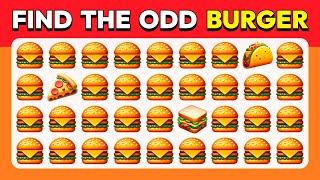 Find the ODD One Out - Junk Food  Fast Food Edition  Easy Medium Hard levels