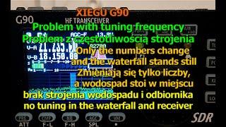 XIEGU G90 Problem with tuning frequency. Problem z częstotliwością strojenia.