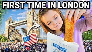 Americans First Time In LONDON Lunches at GREGGS & Trying Meal Deals + STRANGER DANGER