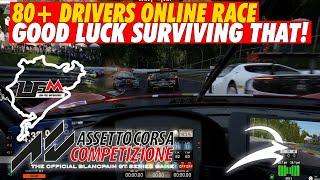 ACC NEW Nordschleife 80+ DRIVERS ONLINE RACE   LFM Servers