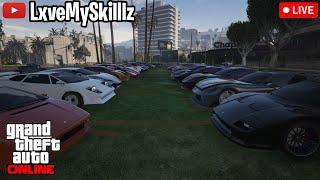 GTA 5 ONLINE LIVE CLEAN CAR MEET CAR SHOW DRAGS  CRUISE Ps4