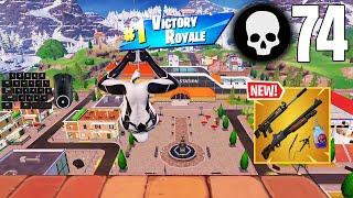 74 Kill Solo Squads Wins Fortnite Chapter 5 Gameplay