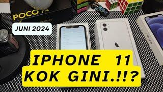 UNBOXING IPHONE 11 DI TAHUN 2024  KOK GINI ?  BELI DI ONLEN TOKO OREN  Yuk Tonton.