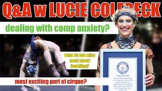 CIRQUE PERFORMER & EX-GBR TUMBLER ANSWERS YOUR QUESTIONS  lucie colebeck q&a pt3