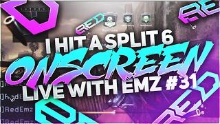 I HIT A SPLIT 6 ONSCREEN Live With EmZ #31