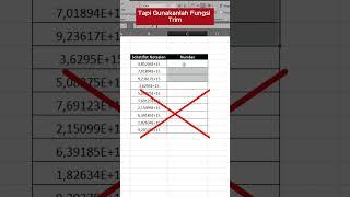 Cara menyesuaikan Nomor Saintifik diubah jadi nomor #belajarexcel #tutorial #excelindonesia