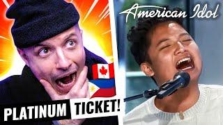 Tyson Venegas - BEST New York State of Mind Audition Cover American ldol 2023  HONEST REACTION