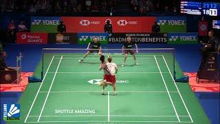 Kevin Sanjayas most viewed match  Kevin Sanjaya Marcus Fernaldi vs Boe Mogensen