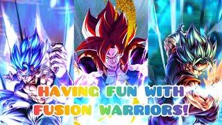 INTENSE MATCH WITH FUSION WARRIORS  Dragon Ball Legends PVP