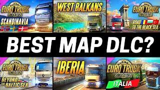 ETS2 - BEST Map DLC to Buy  Comparison of All Map DLCs NEW West Balkans  Euro Truck Simulator 2