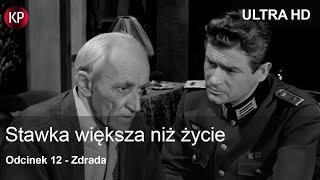 Stawka Większa Niż Życie 1968  4K  Odcinek 12  Kultowy Polski Serial  Hans Kloss  Za Darmo