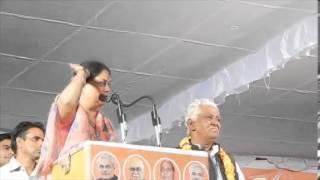 Rajasthan BJP President Smt. Vasundhara Rajes speech at Dausa