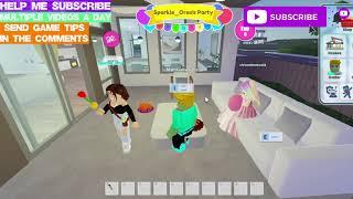 Metro Life RP I made friends with girls and visited their house party #roblox