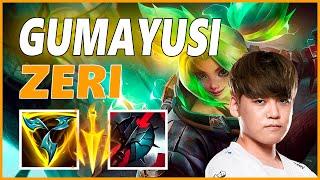 GUMAYUSI ZERI ADC GAMEPLAYSEASON 12 LEAGUE OF LEGENDS