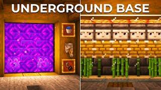 Minecraft The ULTIMATE Secret Underground Survival Base Tutorial