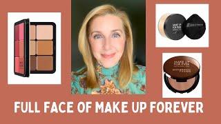 FULL FACE OF MAKE UP FOREVER #makeupover40 #fullface