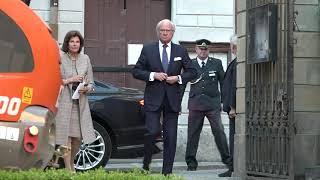 King Carl XVI Gustaf and Queen Silvia goes on concert