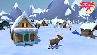 Disney Frozen ️ Fly through Arendelle Village & find Anna Elsa Olaf  Fun for Kids