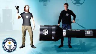 Hacksmith Build Worlds Brightest Flashlight - Guinness World Records