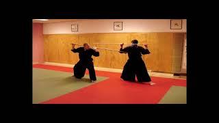 In no kamae the bo in the shadow  Katori Shinto Ryu