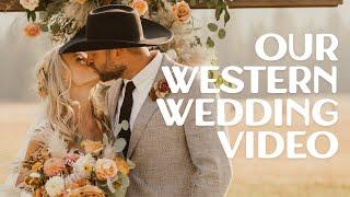 Our Western Wedding Video  Tyler And Sarah Elrod