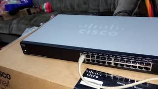 Unboxing Cisco SG200-26 Gigabit Smart Switch