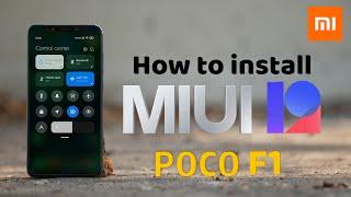 How to install MIUI 12 on POCO F1  Android 10  China based Ported ROM