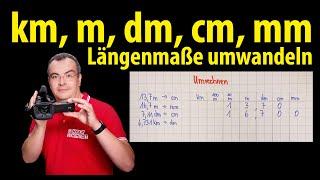 km m dm cm mm - Maßeinheiten umwandeln - Längenmaße  Lehrerschmidt