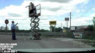 Steves Drunk and High DUI at Work Arrested on Scissor Lift