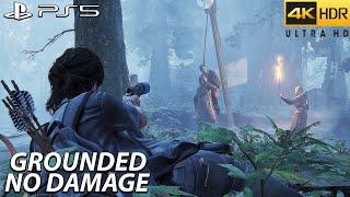 The Last of Us 2 PS5 Aggressive & Stealth Gameplay - The Seraphites  GROUNDED  NO DAMAGE 
