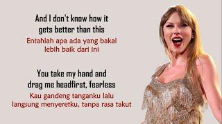 Taylor Swift - Fearless Taylors Version  Lirik Terjemahan Indonesia