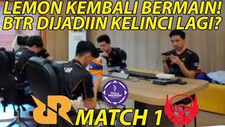 LEMON MAIN LAGI APAKAH RRQ BAKAL MEMBANTAI SEGALA KELINCI RRQ VS BTR PIALA PRESIDEN 